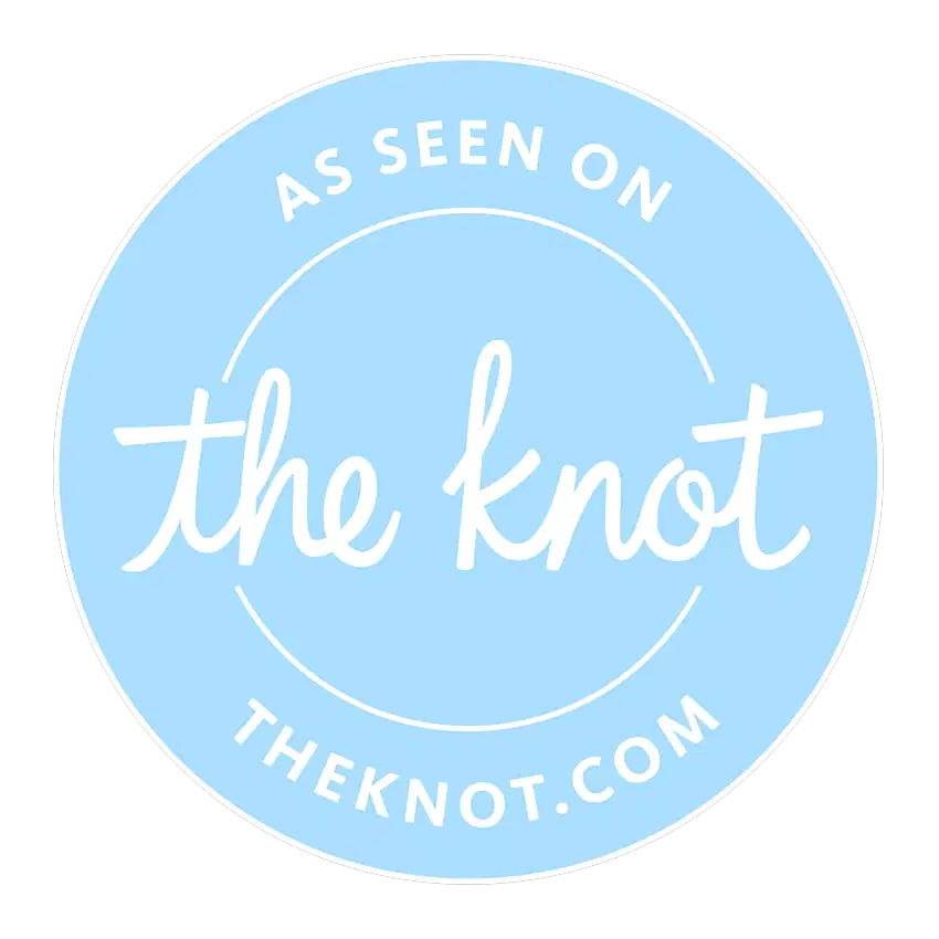 An icon that says "As Seen On The Knot"