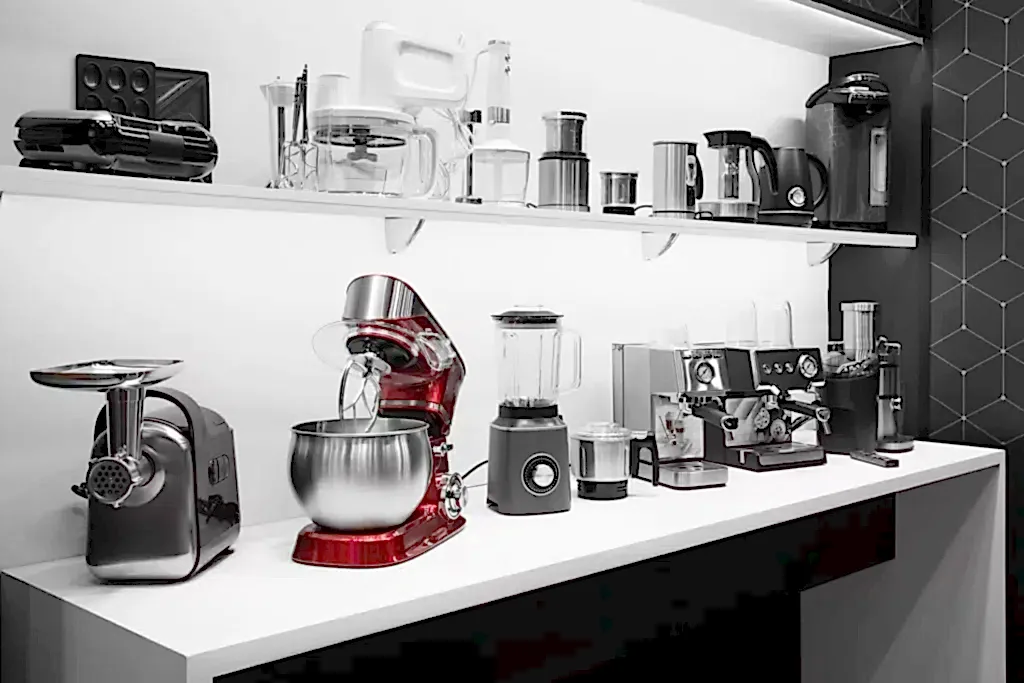 Household appliances for the kitchen. Sale of electrical equipment for cooking at home.